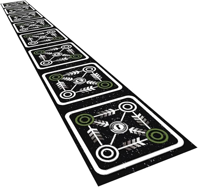 Agility Ladder Mat Pad,Footwork Practice Foldable Nonslip Speed Training Equipment for Sports,Gym,Coordination,Balance,Rhythm