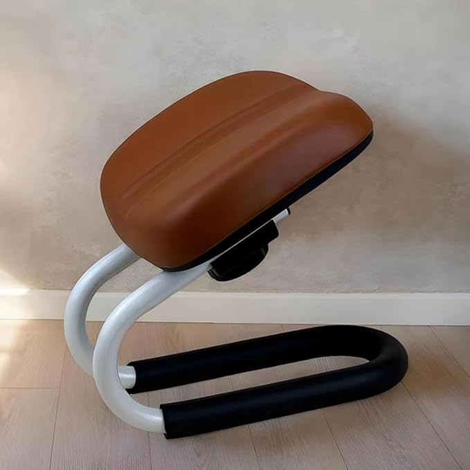 Adjustable Height Meditation Kneeling Stool with Anti Slip Base & High Rebounds Sponge for yogas Prayer Postures