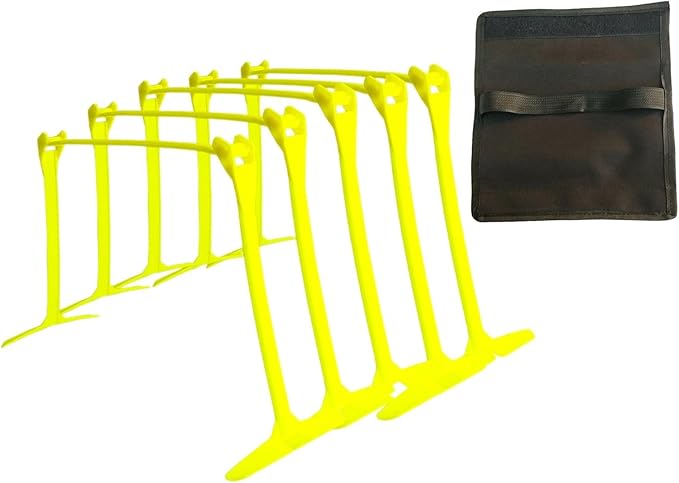 Speed Agility Hurdles Speed and Agility Training Equipment Foldable Speed Hurdles Improve Coordination Indoors and Outdoors