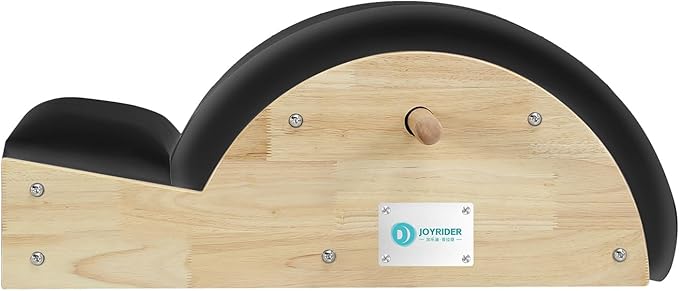 JOYRIDER Pilates Spine Corrector for Body Fitness,Spine Supporter for Balance Exercise,Pilates Arc for Core Strengthening & Streching (Black)