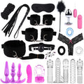 25 Pcs Black Nylon Yoga Set for Couple Fitness Training, with Stabilization Band - Professional Workout Equipment for Couples Gym Use