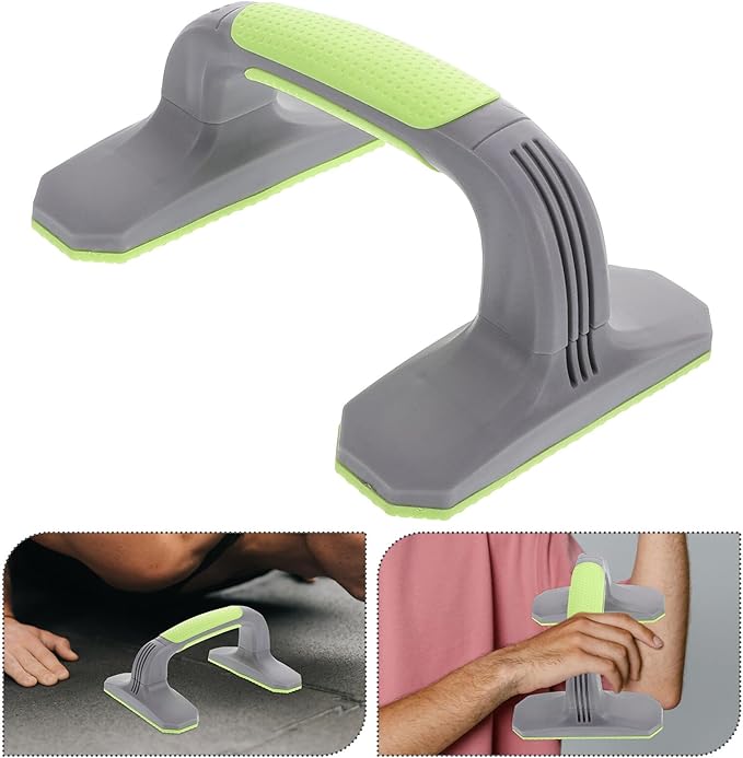 2pcs Pushup Bars Strength Training Push up Stands with Grip Handles Plastic Home Workout Equipment for Pilates and Floor Exercise Fitness