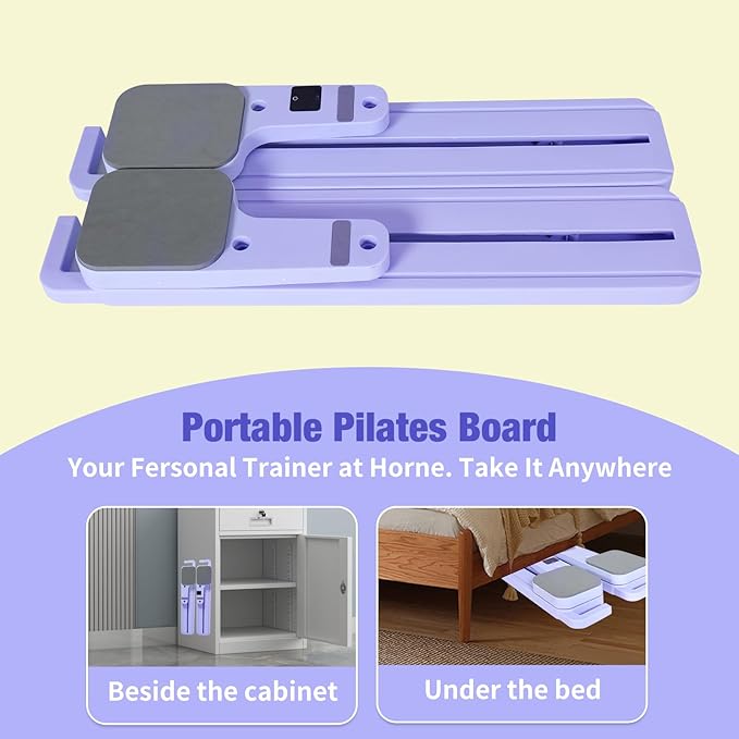 2025 Upgraded Pilates Reformer Machine, 360° Full-Body Toning Home Workout Equipment, Multifunctional Abdominal Board for Core & Abdominal Strength with Smart LCD Tracker