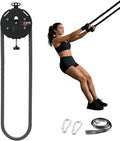 Endless Rope Machine, Adjustable Resi Trainer Machine, Portable Rope Exercise System for Home Gym Fitness Gear, Endless Cable Pulley Trainer, Strength Training Equipment, Home Gym String