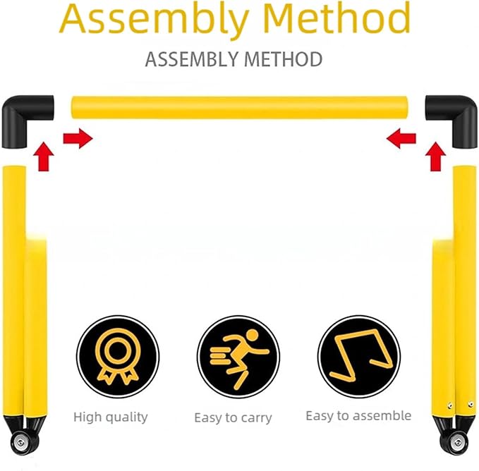 Outdoor Speed Training Gear Agility Hurdle for Athletes Fitness Exercise Adjustable Training Hurdles Speed Agility Hurdle Portable Fitness Equipment
