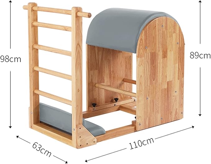 Pilates Ladder Barrel - Wooden Core Training Equipment for Home Use, Professional Spine Corrector, Ideal for Yoga and Core Strengthening