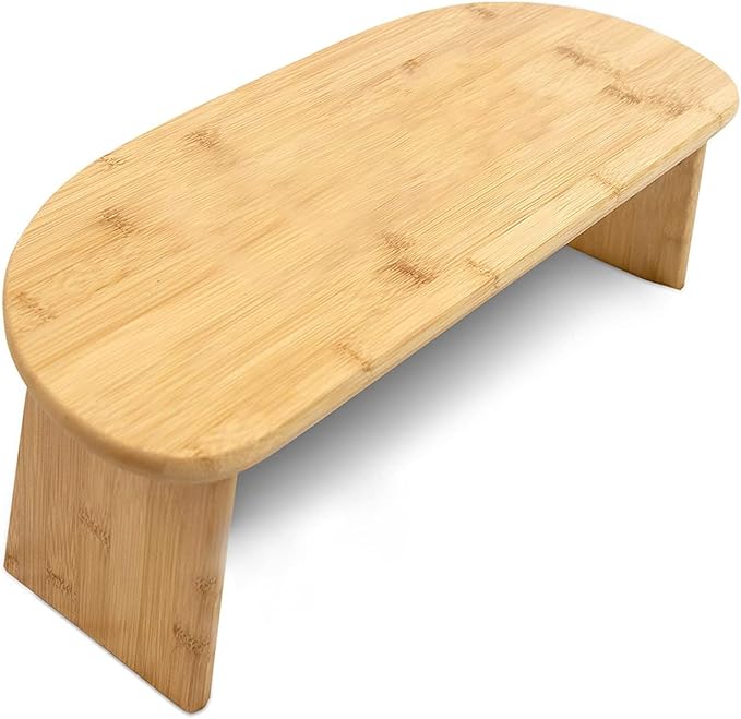 Bamboo Kneeling Meditation Bench, The Original Kneeling Stool, Folding Portable Design for Outdoor use & Travel