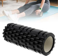 High Density EVA Foam Roller for Physical Therapy, Yoga & Pilates - Muscle Recovery, Deep Tissue Massage, Myofascial Release with Portable Mesh Bag（Black）