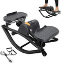 Rock Stepper, Lateral Rocking Fitness Stepper Home Workout Machine, Rolling Side to Side Steppers for Exercise at Home, Workout Machine for Legs & Glutes, for Homes Apartment Dorm Office