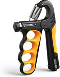 MACYO Grip Strength Trainer with Wider Handles - Adjustable Hand Grip Strengthener 11-220Lbs(5-100KG) for Large Hands, Automatic Counter & Ergonomic Design, Comfortable Forearm Workout for Athletes, Injury Recovery