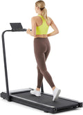 Sweetcrispy Compact Treadmill for Small Spaces, Quiet Under-Desk Walking Pad, Slim & Portable Design for Home Office Workouts, Easy to Store, Ideal for Apartments and Work-from-Home Fitness