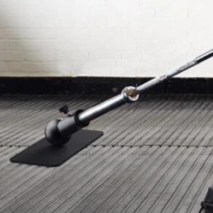 PRETYZOOM Barbell Row Attachment T Bar Row Machine Metal Dark Barbell Bar Parts Home Gym Accessories for Strength Training and Weightlifting Equipment
