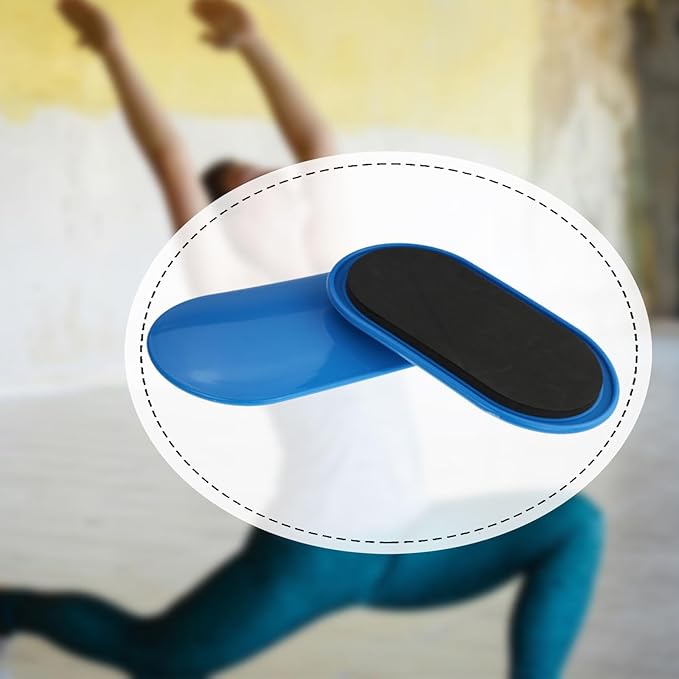 2Pcs Core Sliders Slide Pads Abdominal Training Ab Pads Ab Floor Gliders for Home Yoga Carpet Pilates Travel
