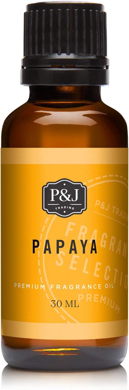 P&J Trading - Papaya Scented Oil 30ml - Fragrance Oil for Candle Making, Soap Making, Diffuser Oil