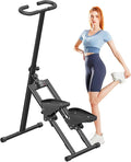 Stair Stepper for Home,Stair Climber Foldable,Large Pedal Vertical Climber Machine for Full-Body Workout,Steppers for Exercise at Home with 300LBS Loading Capacity