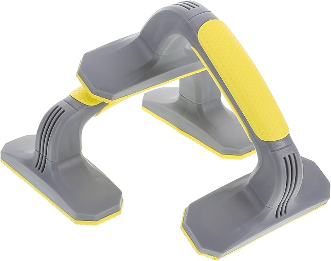 Kisangel 2pcs Push up Bars Strength Training Pushup Stands with Non-slip Handles Plastic Home Workout Fitness Equipment for Pilates and Bodybuilding