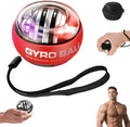 Wrist Ball, 2025 Upgraded Wrist Ball Exerciser, Auto-Start Gyroscopic Forearm Exerciser, Enhance Grip Strength, Hand Strengthening Devices, Adjustable Resistance, with LED Lights
