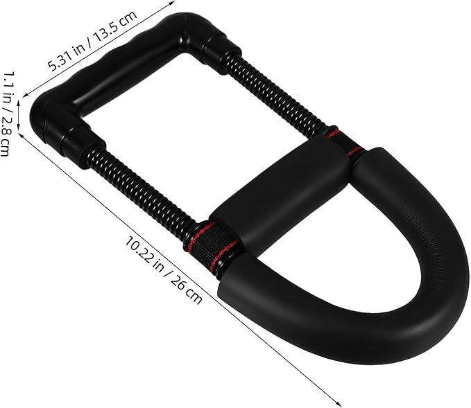 Alasum Adjustable Hand Strengthener and Forearm Strengthener for Men, Wrist Strength Training Device with Compact Design, Black Color Fitness Equipment for Grip and Arm Workout