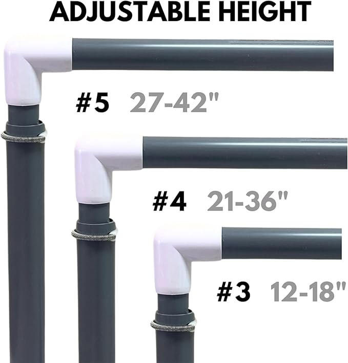 Prism Fitness Smart Adjustable Height Track and Field Workout Hurdles for Track and Field Training