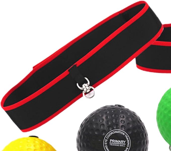 Reflex Boxing Training Ball Set with Adjustable Headband for Adults and Kids - Eye Hand Coordination, Punching Speed and Fight Reaction