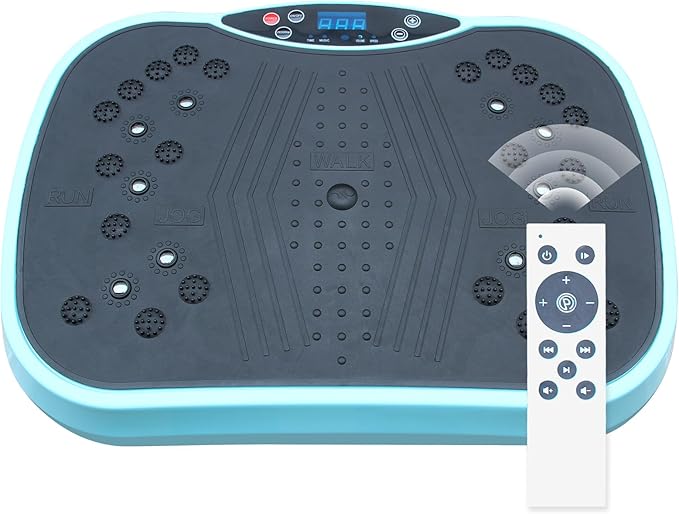 Vibration Plate Fitness Platform Exercise Machine Vibrating Shaking Full Body Shaker Workout Vibrate Stand Shake Board Sport Gym, Vibration Plate Exercise Machine for Home Exercise Gym