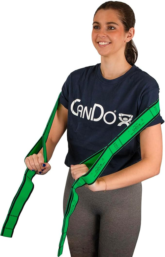 CanDo Multi-Grip Exerciser Plus, 6 Foot Exerciser, 9 Loops,