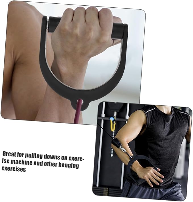 2pcs Workout Handles Ergonomic Cable Attachments for Strength Training Equipment Fitness Handles for and Home Gym Use