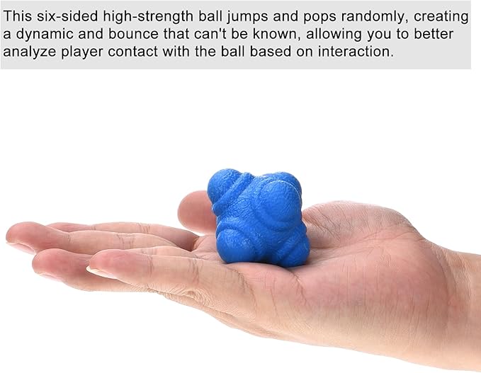PATIKIL Bounce Reaction Balls, Coordination Training Ball, Agility Trainer TPR Low Difficulty for Speed Reflex