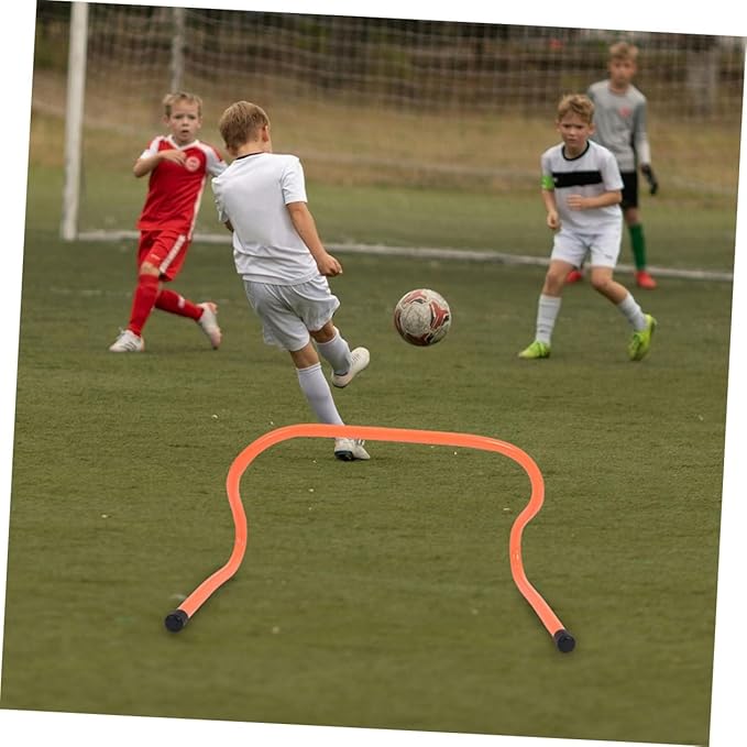 3pcs Agility Speed Hurdles for Boys and Girls Professional Track Training Hurdles Coordination Skills Plastic Design for Soccer Sports Drills