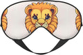 Cartoon Cute Little Lion Head-Mounted Double-Sided Light-Blocking Sleeping Eye mask to Protect Eyes and Relieve Eye Fatigue