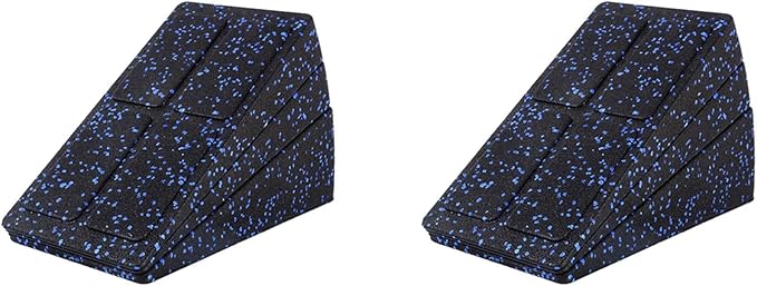 6pc Leg Stretcher Foot Squat Wedge Foam Slant Board for Squats Calf Raise Block Yoga Wedge Equipment
