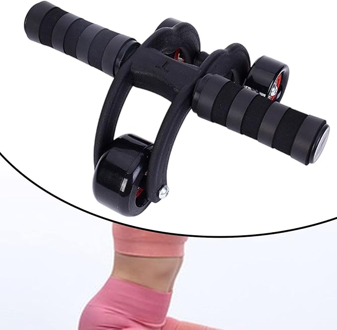 Yiju Exercise Wheel Ab Roller Wheel Strengthening Core Muscles Core Workout Equipment Full Body Strength Training for Office Home