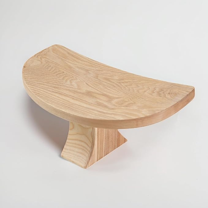 Meditation Bench,No Assembly Required Prana Yoga Meditation Stool,Wooden Kneeling Ergonomic Seiza Seat,Seiza Prayer Bench