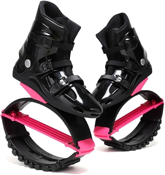 Kangaroo Jump Shoes for Women & Men – Adult Moon Shoes with 4 Springs, Low-Impact Fitness Jumping Boots for Exercise, Weight Loss, Cardio