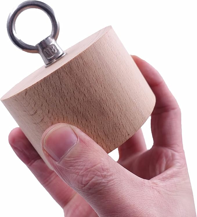 Wooden Pinch Block Grip Workout Climbing Power Grip Forearm Finger Exerciser Strength Training Strengthener Equipment
