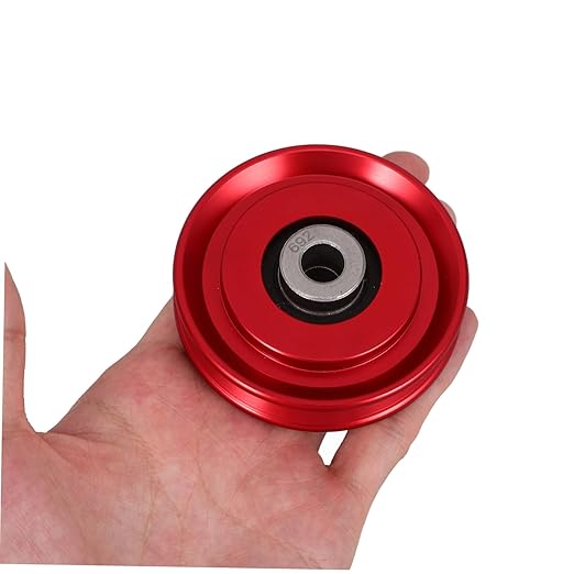 Portable Aluminum Gym Pulley Wheel Easy Installation Fitness Pulley Attachment for Cable Systems Smooth Operation for Weight Lifting and Strength Training Home Gym Equipment