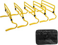 5Pcs Agility Training Hurdles Agility Speed Training Equipment Adjustable Height for Soccer Outdoor Sports Foot Exercise