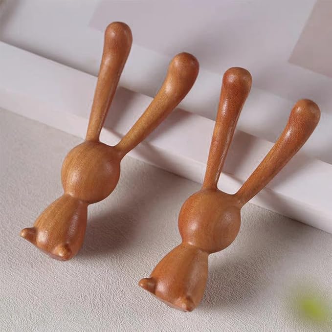 Natural Wooden Nose Guasha Massage Tools Anti-Static, Eyes Facial Wood Gua Sha Tool,face Manual Massager Tool, Handheld Meridians Acupoint Massage Tool