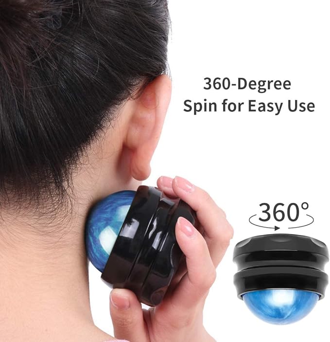 Massage Tools Back Massage Therapy Used with Essential Oils Manual Massage Roller Ball for Sore Muscles Pain Relief