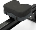 Memory Foam Rowing Machine Seat Cushion - Anti-Slip with Straps - Tailbone Pain Relief Pad Compatible with Concept 2, WaterRower, Hydrow, Peloton Bike
