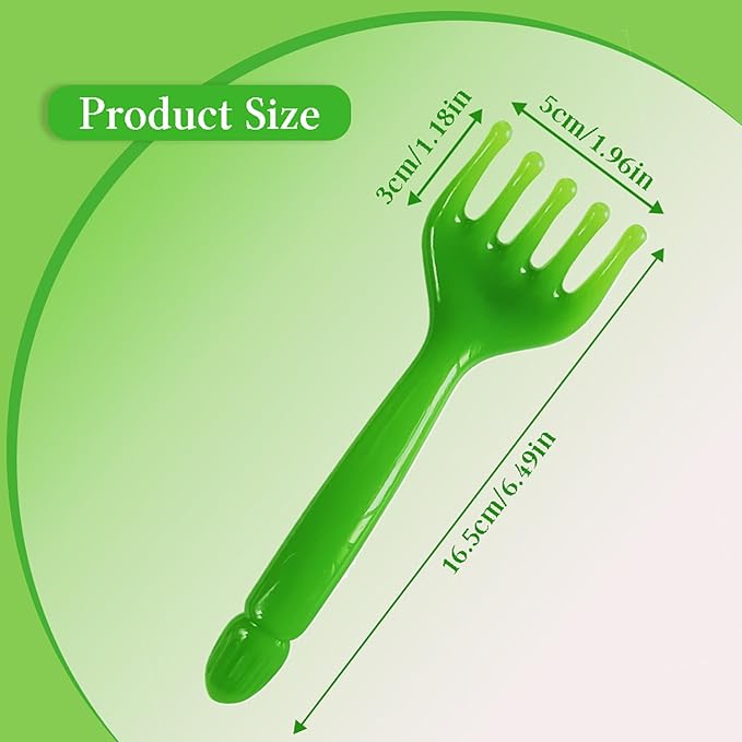 GSHOW Scalp Massager Handheld Comb Resin Relax Massage Tool - Manual Relaxation Tool for Soothing Head Massage - Set of 2