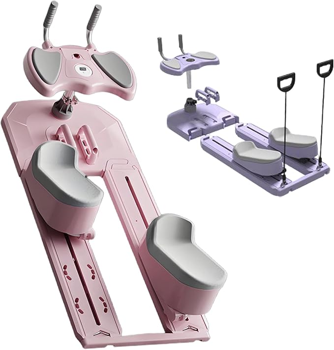 Spine Twist & Stretch Trainer, Crawling Exercise Machine with LED Counter, 3 Adjustable Height, 70cm Low-Impact Exercise, 230kg Capacity,Home Waist Trimmer Leg Flexibility Trainer