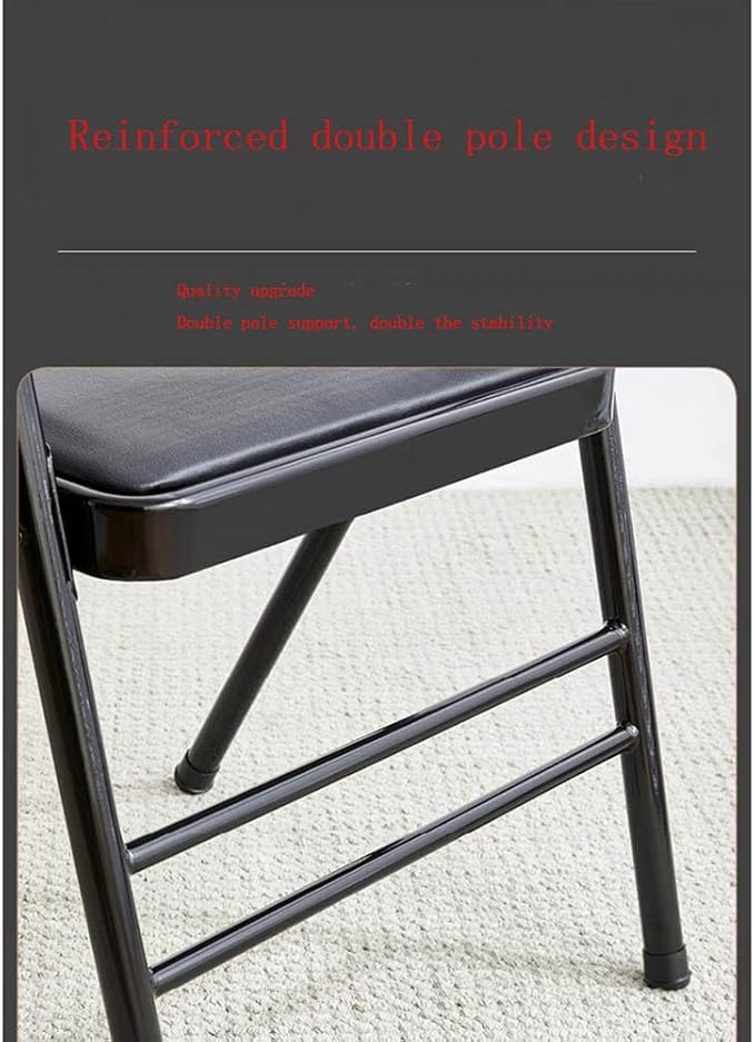Pilates Yoga Chair,Backless Yoga Chair Prop,Yoga Chair Iyengar,Yoga Inversion Chair,Metal Folding Chair,Black