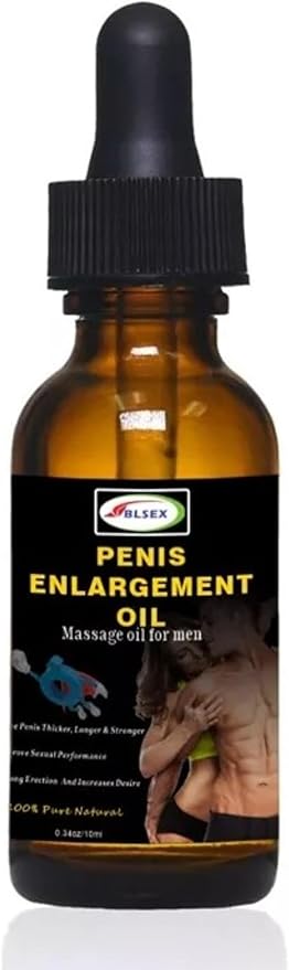 Men's Massage Oil – Natural with Herbal Extracts – 10ml Natural Male Enhancement