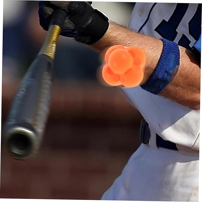 Toyvian Hexagonal Reflex Training Ball for Hand Eye Coordination Durable Reaction Ball for Team Practice Enhance Reaction Speed Agility Sports Training