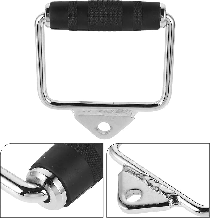 GALPADA V-Shaped Cable Handles for Gym Equipment Adjustable Steel D-Handles for Cable Machines Heavy Duty Pulldown Attachments for Strength Training and Muscle Building