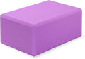 1 Pack Large Foam Yoga Blocks 9x6x4 Inches, Sturdy Pilates Block, Workout Block, Non Slip Surface Yoga Brick for Pilates Meditation, Stretching and Toning, Pink