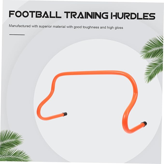UPKOCH 5pcs Football Agility Hurdles for Training High Flexible Racks Stable and Sturdy Soccer Practice Equipment for Speed and Jumping Drills for Boys and Girls and Athletes