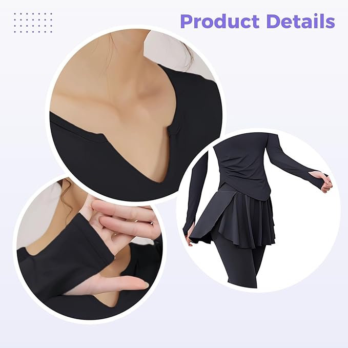Women’S Pilates Set, 4-Piece Yoga Apparel, Xxl Size (135-150 Lb), Includes Jacket, Sports Bra, Long Sleeve Top, Polyester-Spandex Blend For Breathability