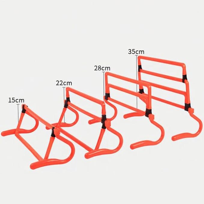 pistro Agility Training Hurdles 5Pcs Adjustable Speed Hurdles for Football, Running, Obstacle Courses & Fitness Drills